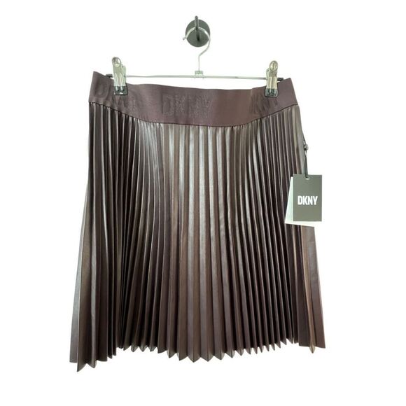 Dkny Dresses & Skirts - NWT DKNY Faux Leather Accordion Style Skirt